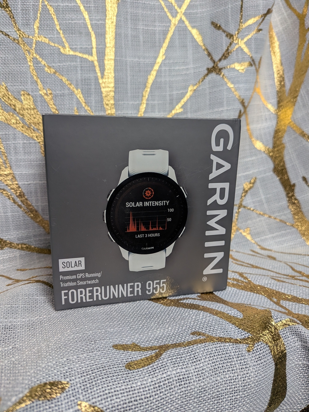 garmin Forerunner 955 Solar Smartwatch - White